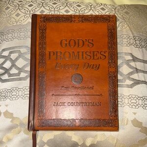 Brown Leather Devotional Book